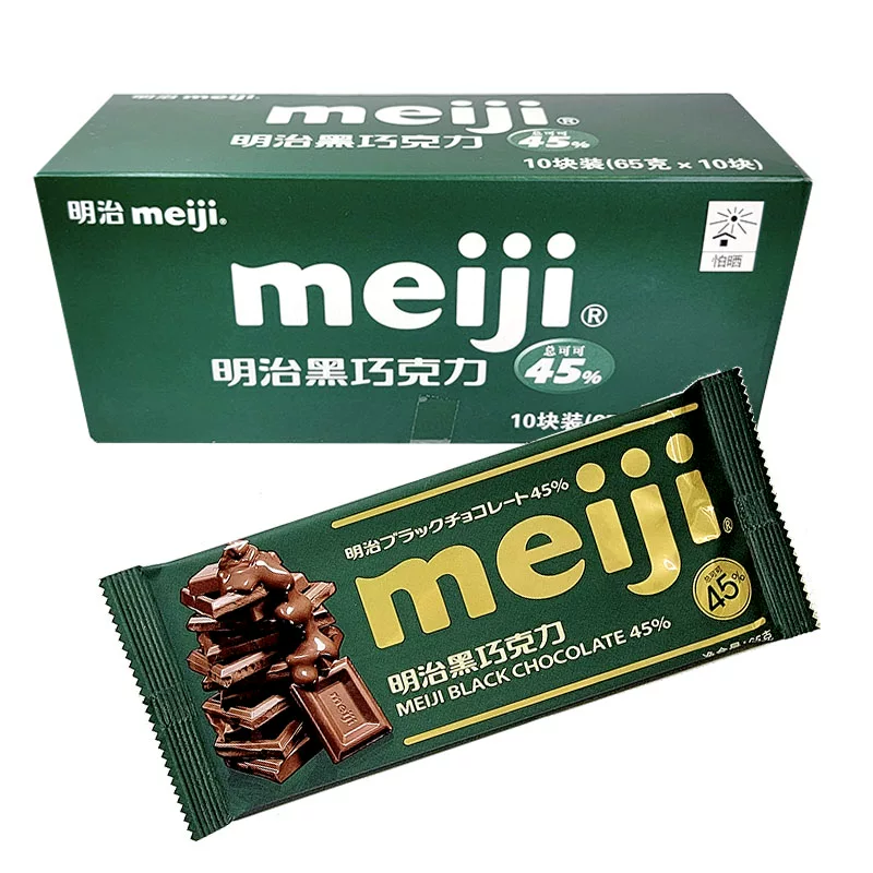 Шоколад Meiji объем 65 г молочный шоколад 56% чистый черный шоколад закуска