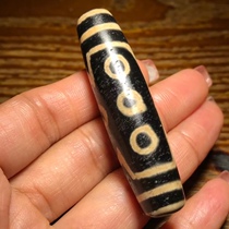 Tibetan style boutique package full of weathered old agate large hole seven-eyed celestial bead necklace pendant pendant for men and women