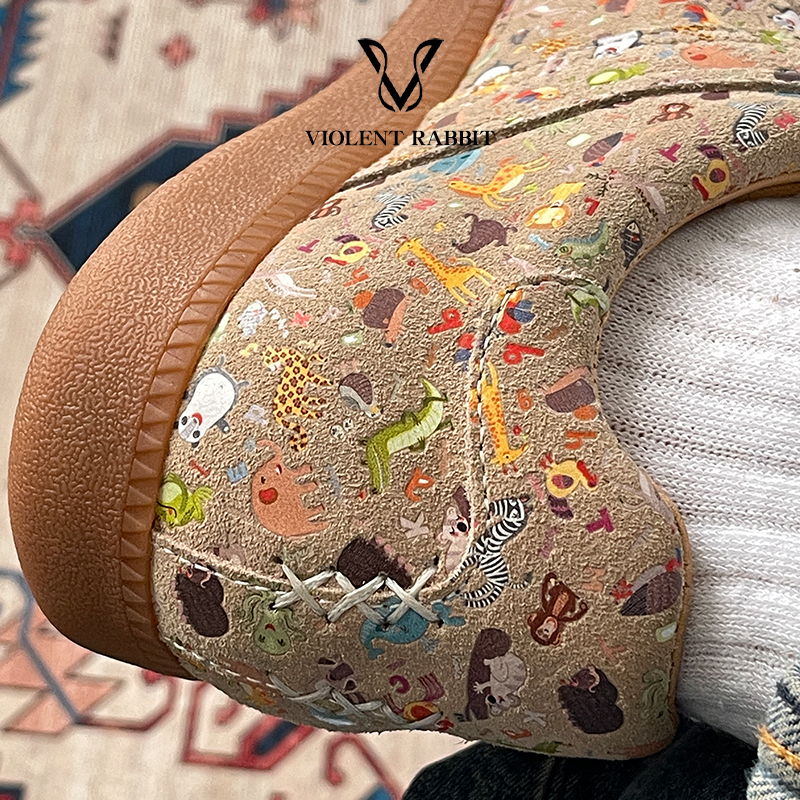 Vr Rabbit 24Ssgat German Training Shoes Zoo Series Unisex Couple Mm6 Spring New Genuine Leather Sneakers