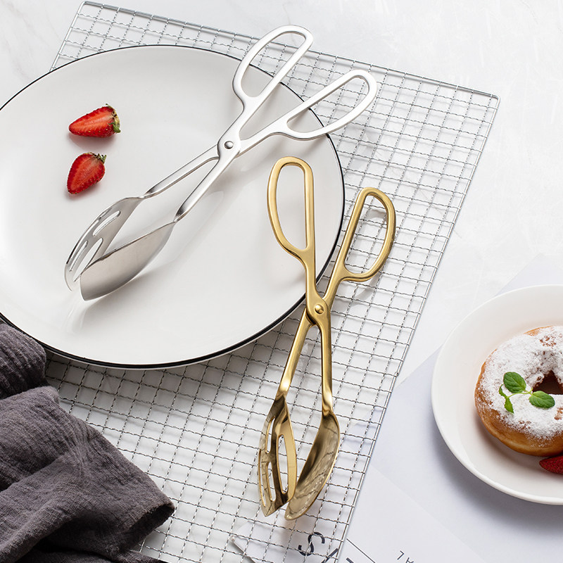 Mi Lap Wind stainless steel Bull Row Clip Home Kitchen Bread Clip Food Clip Food Clip Cake Clip High Temperature Resistant Barbecue Clips