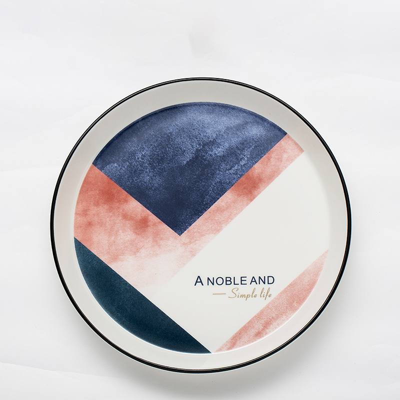 Mi Li Fengwu Nordic ceramic tableware ins creative plate dish fish plate personality bowl plate household set