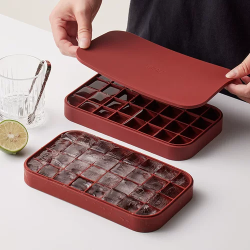 米立风物 Творческий мягкий силиконовый кубики льда Iced Ice Box Home Дополнительная пищевая коробка замороженное со льдом артефакт