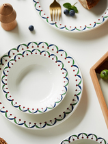 Mili Fengwu ins style exquisite breakfast cereal bowl single high-end light luxury retro fruit dessert yogurt bowl