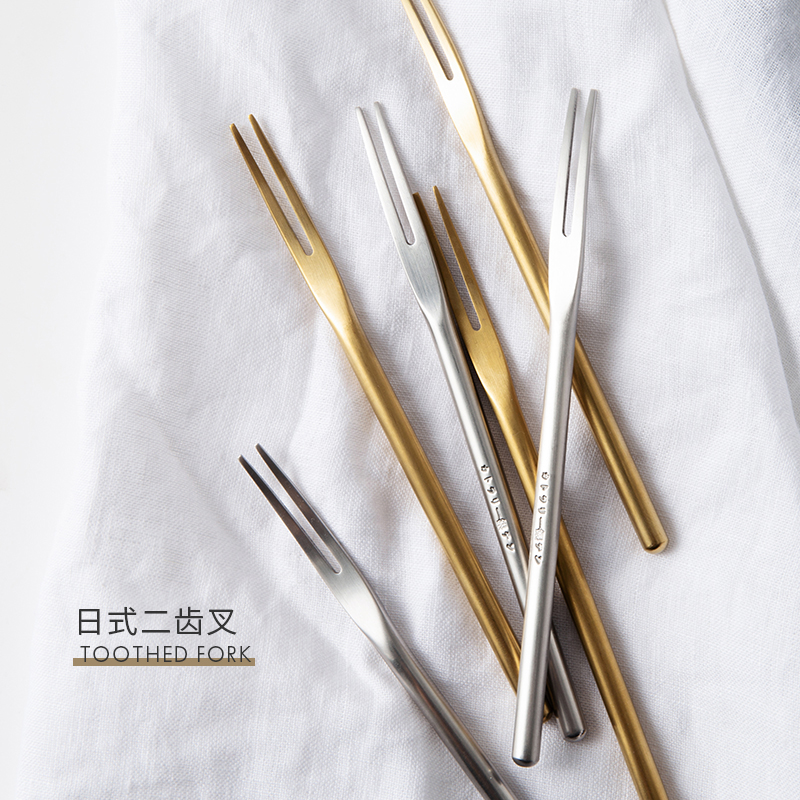 Mi Lifeng Things with sweet pitchforks Fruit fork Nordic stainless steel dicks Cute Creative Home Fashion Fruit Sign-Taobao