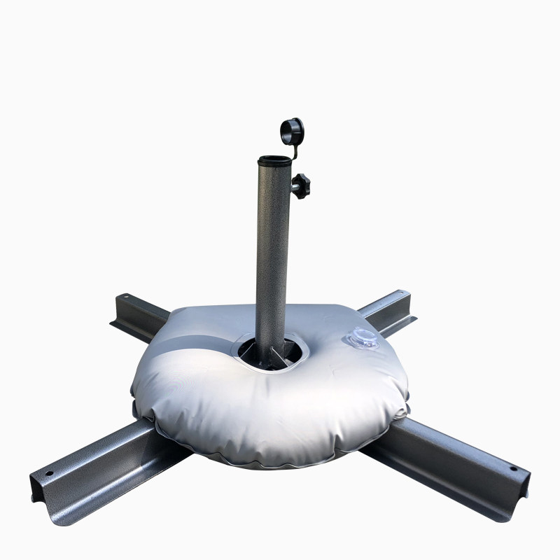 Outdoor parasol parasol parasol parasol parasol metal base shelf