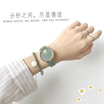 Watch female junior high school students 2021 new niche simple temperament light luxury Korean version of tide ins style electronic watch