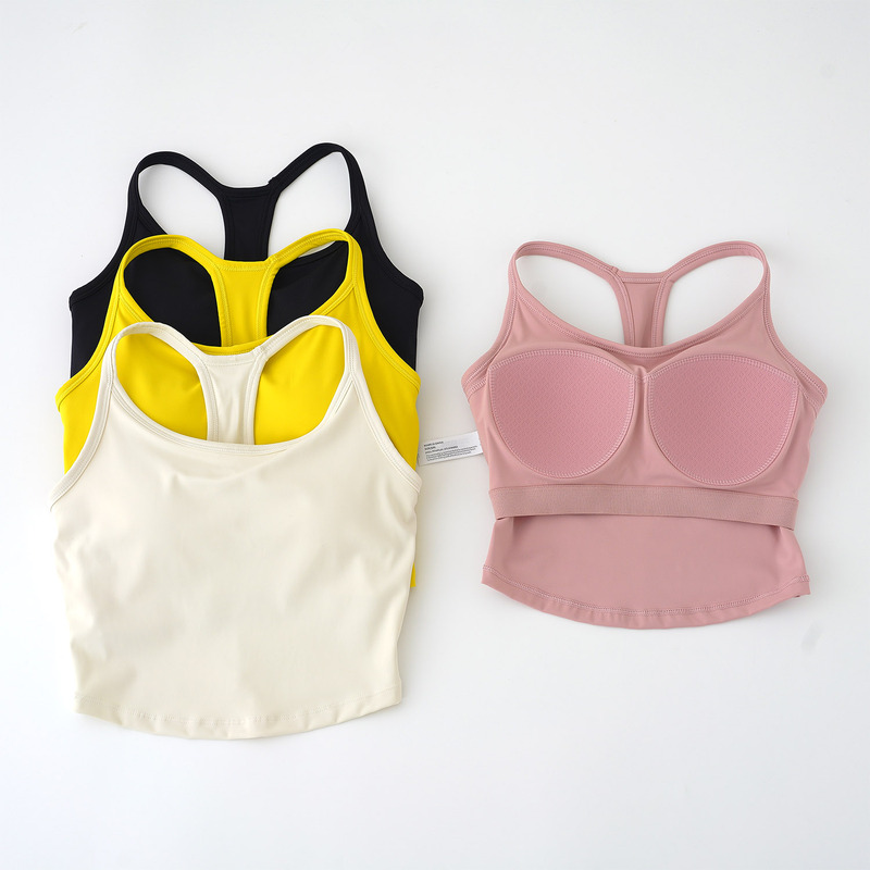 Super Comfortable! All-In-One Yoga Bra with Beautiful Back Design, Professional Pilates Training Bra, Running Fitness Tank Top