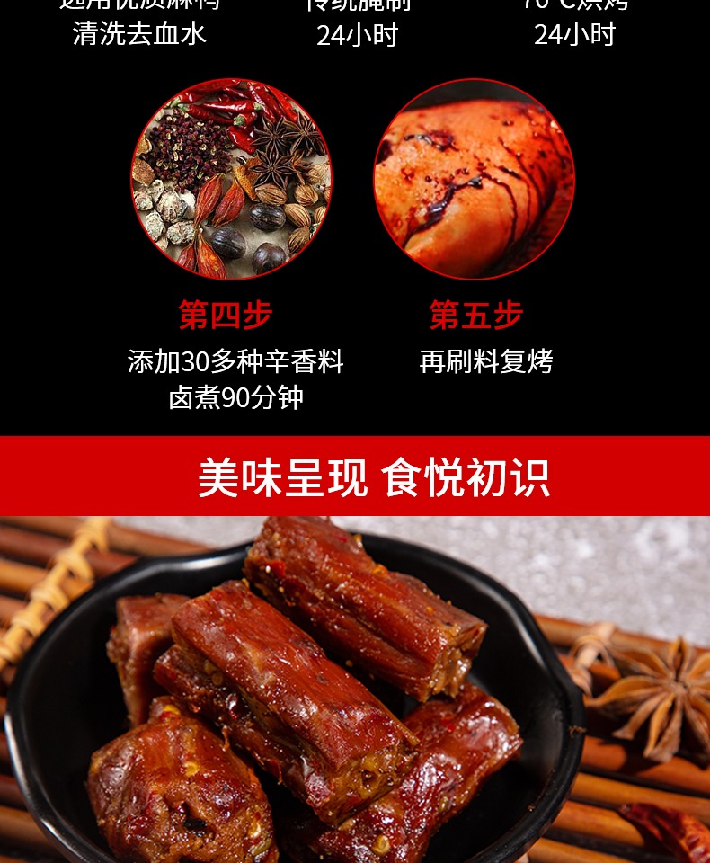 【千惠】正宗湖南特产手撕酱板鸭328g