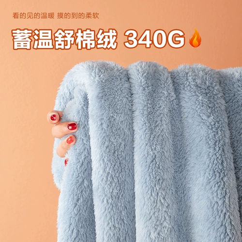 乐町 Демисезонный банный халат, коралловая бархатная зимняя милая пижама