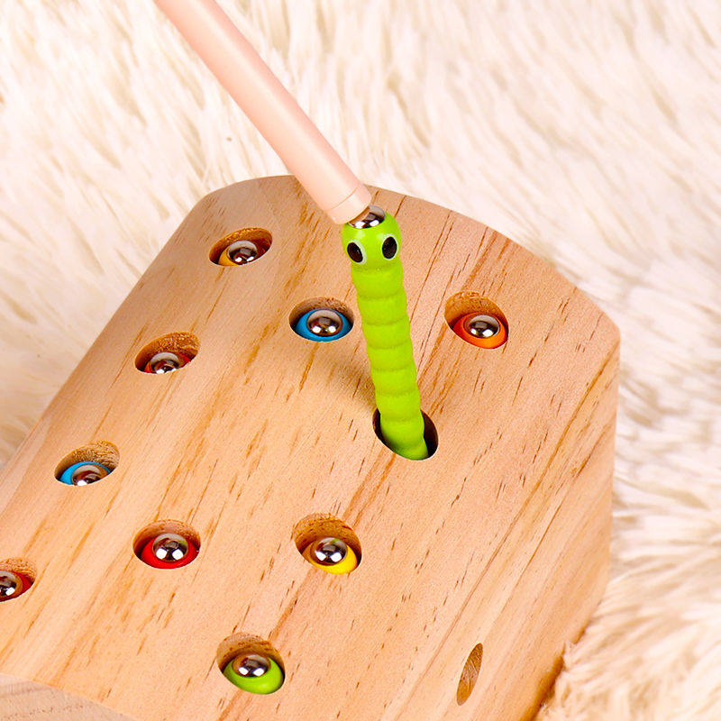 Monte's puzzle early to teach 01-2-3-year-old child boy Montessori toy baby building blocks 6-12 months