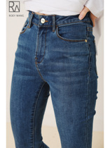 ROEY WANG annual FRAMExTHER Turkey imported denim velvet one cold denim pants