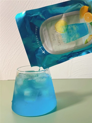 Корейский жидкий напиток кофе плюс лед, пакеты с питьем, малиновый фруктовый аромат.