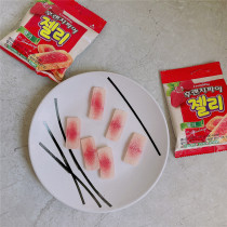 Haitai strawberry pie gummy Q bomb delicious soft soft glutinous glutinous healing system fruit fructose strawberry candy full 49