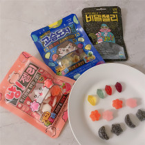 Secret Xizhou animal shape gummy candy litchi flavor grapefruit flavor lychee fudge mixed fruit lactic acid bacteria