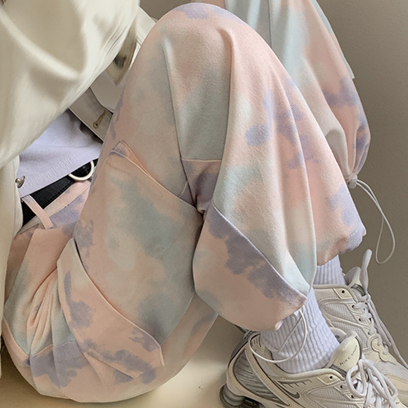 Fat sister mm large size women's workwear pants autumn dress new 2021 loose-fitting high-waisted straight straight straight wide-legged jeans show thin