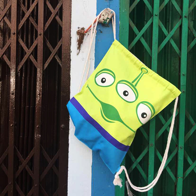 Foreign independent designer brands Many eyes multieyed canvas bag shopping bags 