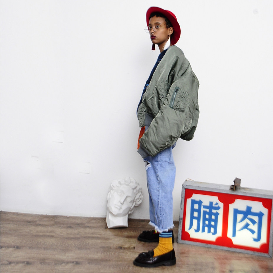 UNDERGROUND underground youth strange weird people dressing guide - coat jacket shirt retro vtg collection