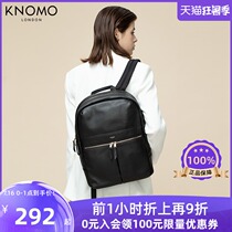 KNOMO British Beaux business computer backpack Womens fashion leather womens shoulder bag large capacity travel bag