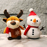 Пара (снеговик+хрустальная музыка лось)