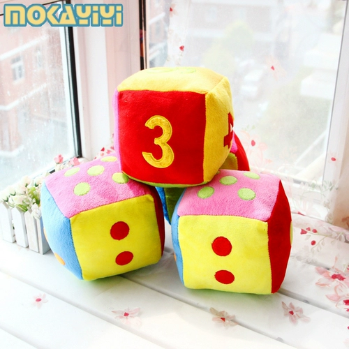 Игральные кости, плюшевая подушка, игрушка, детская цифровая кукла, учебные пособия