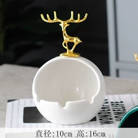 Белый [Пепельница Golden Deer Planet]