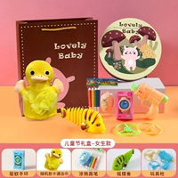 Детский комплект, льняная сумка, жестяная коробка для девочек