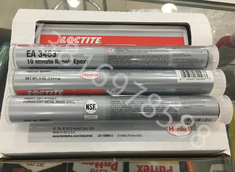Original Loaded American Loctite Lotte 98853 Metal Magic Stick EA3463 with pressure plugging steel bar
