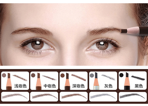 Trang điểm đặc biệt chính xác kéo chân mày bút chì chống thấm chống Han kéo dài không nở bột lông mày nhuộm kem lông mày bút chì chì kẻ mày lameila
