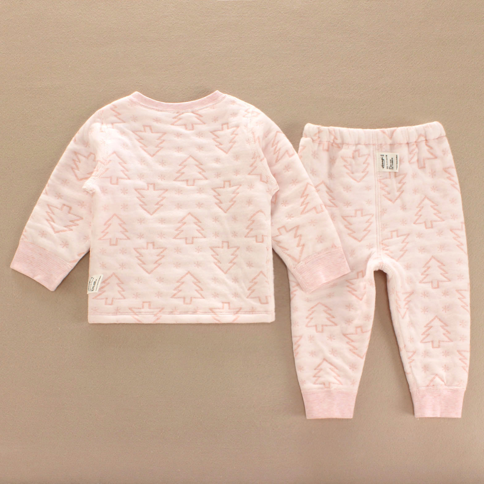 Mùa đông bé Hamiqi cotton ba bộ đồ lót nhiệt không xương bé bé quần áo mùa thu dày quần áo ngủ quần lót trẻ em