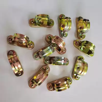 4 points galvanized off-wall code saddle card ingot card ingot card water pipeline pipe clip bracket 50 a string