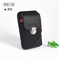 Ví Mini Eo Túi Canvas Mặc Old Man Đa năng Điện thoại di động Chiều ngang và dọc Đàn ông đeo được 5,5 inch đai đeo đựng bình nước chạy bộ