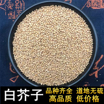 Chinese herbal medicine white mustard seed 500g seed white mustard seed white mustard seed white mustard seed without adding