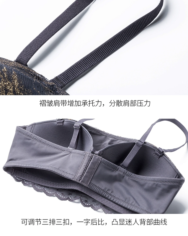 Thu đông 2018 sản phẩm mới Lan Zhuoli có thể tháo rời bandeau ren không vành