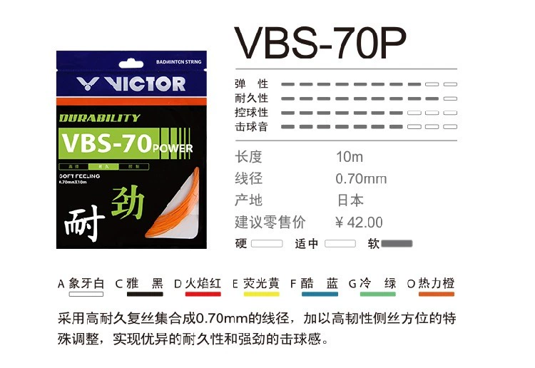 Vợt cầu lông VICTOR Wickdo VBS70P / 66N dây đàn 68P cao cấp VBS63 / 69N