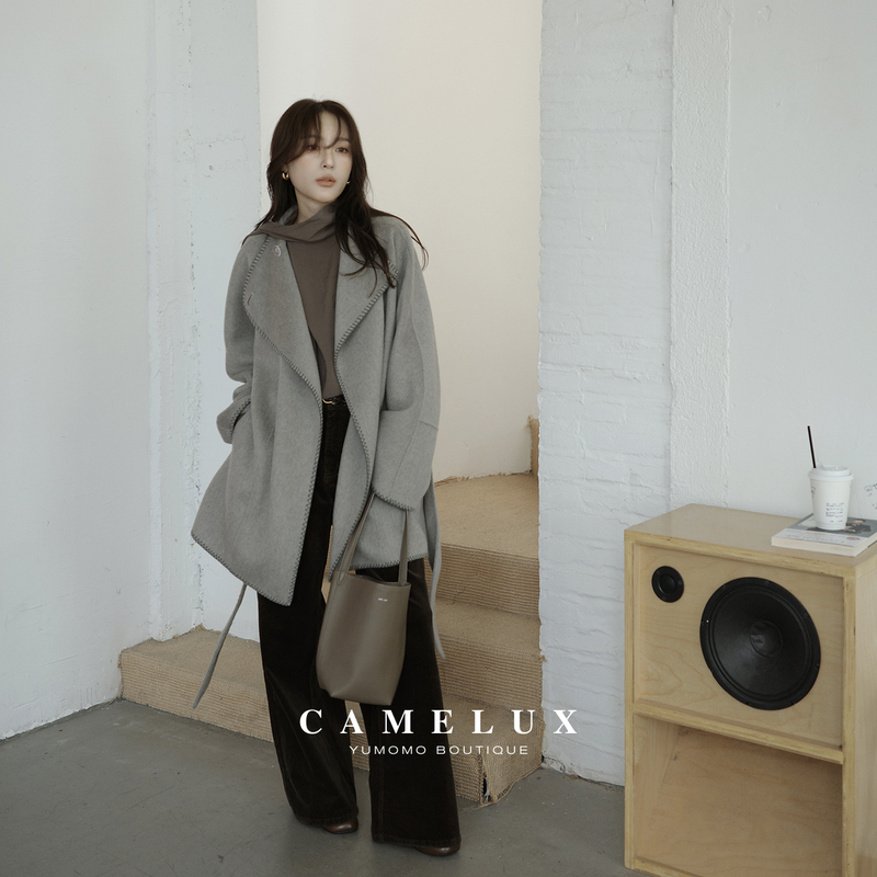 【Camelux Line】High-End Luxury Women's Coat, Camel Wool and Sheep Wool Double-Sided Fabric, Heavy-Duty Shell Embroidery Jacket 【Camelux Line】High-End Luxury Women's Coat, Camel Wool and Sheep Wool Double-Sided Fabric, Heavy-Duty Shell Embroidery Jacket