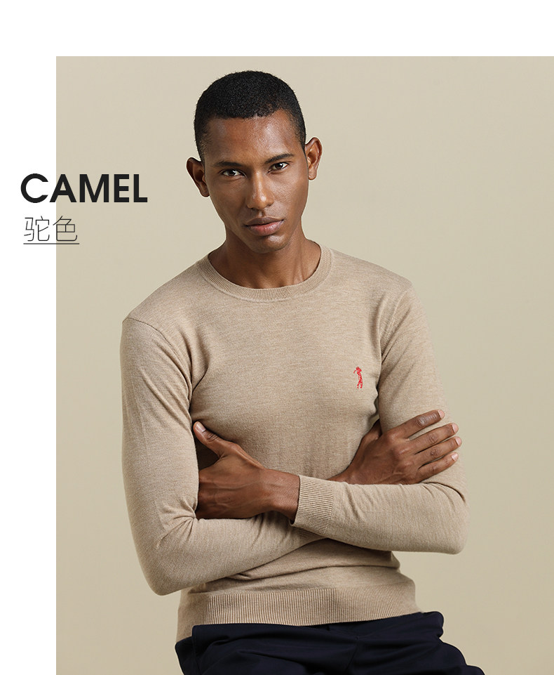 美国 GOLF 100%精纺羊毛 男士圆领针织衫 图10