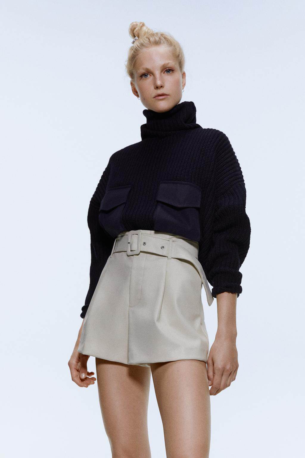 PU leather shorts image 6