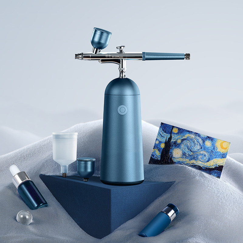 Guxin oxygen injection instrument nano-essence moisturizing spray face-washing instrument cleansing instrument portable hand-held pore cleaning artifact