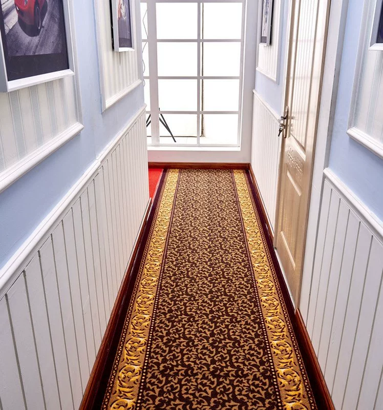thảm sàn tùy chỉnh có thể được cắt thảm phòng khách hành lang nhà bếp khách sạn cầu thang mở pad không trượt mat - Thảm sàn