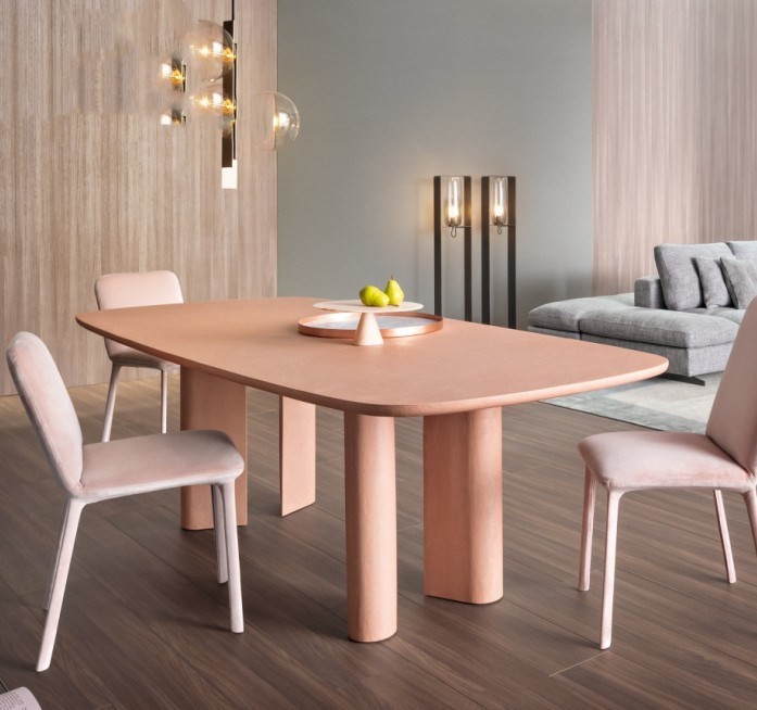 Nordic solid wood dining table light luxury office conference table long table personality workbench clothing store display table negotiation table