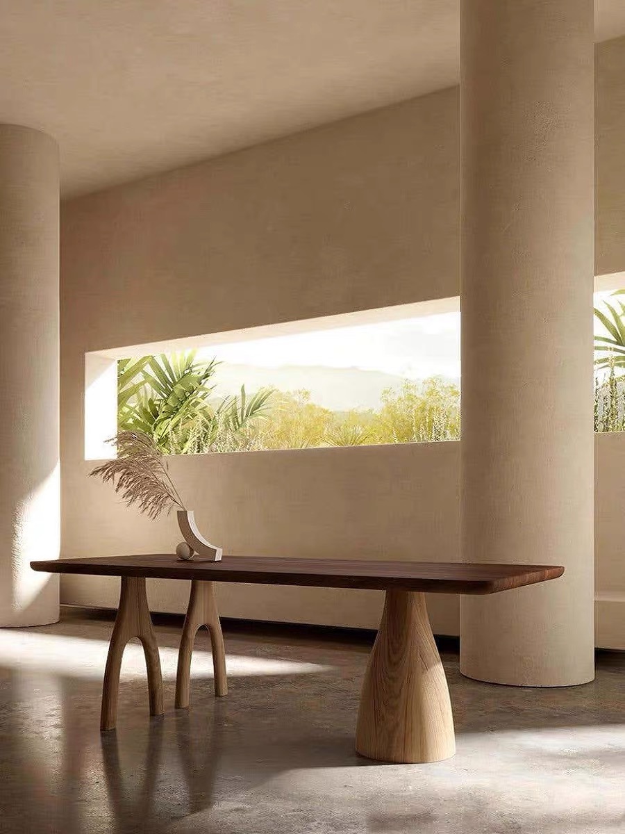 Nordic simple conference bench creative design work desk computer desk desk desk bed and breakfast lonely wind dining table