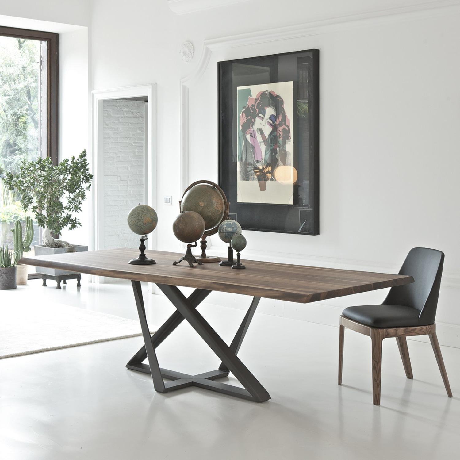 Nordic solid wood conference table computer desk large board log dining table desk minimalist negotiation table modern workbench