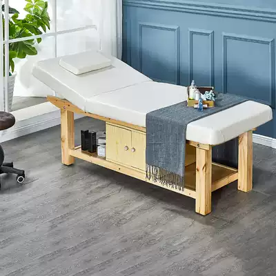 Solid Wood beauty bed beauty salon special home massage bed with chest hole massage spa moxibustion bed traditional Chinese medicine therapy bed