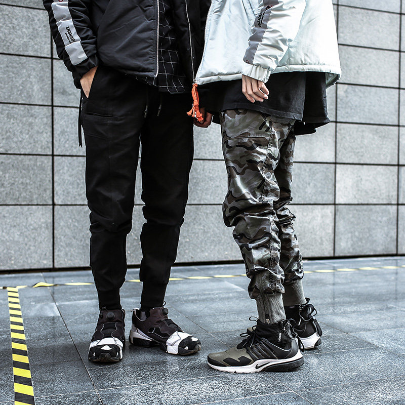 ENSHADOWER CONCEALER National tide fourth generation drawstring pants Tide brand sweatpants Camouflage overalls loose casual pants