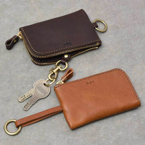 Yishu HERZ Full Cowhide Handmade Nissan Zipper Coin Purse (GS-65)