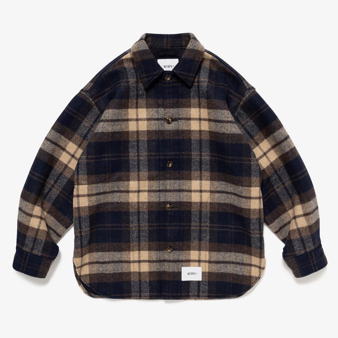 国仓WTAPS WCPO/JACKET/WOPL.MELTON.TEXTILE 格纹衬衫夹克25AW评价- 淘宝网