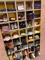 YISHU KAPITAL K1903XG521EK-887 SMILEY KNITTED SOCKS 20SS