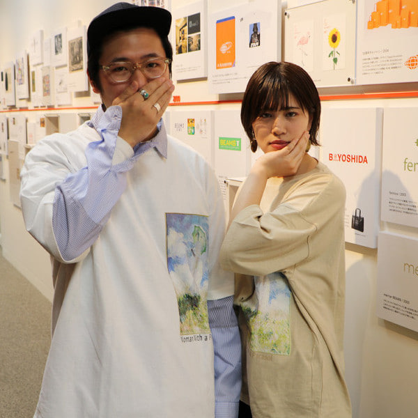 National warehouse BEAMS DOT ART PRINT TEE world famous painting oil painting loose short-sleeved T-shirt 21SS