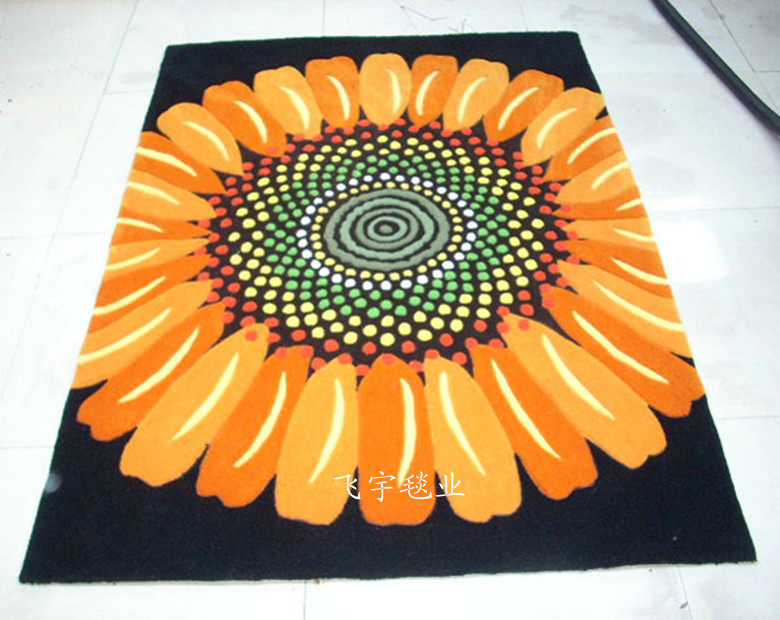 ковер 压克力纤维地毯 手工剪花地毯 客厅毯 茶几毯 地毯 门厅毯 卧室地毯特价 Feiyu