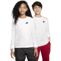 Nike Nike official boys and girls long-sleeved T-shirt autumn new pure cotton casual embroidered soft FZ4946